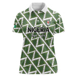 Custom Nigeria Football Women Polo Shirt Come On Super Eagles - African Pride