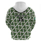 Custom Nigeria Football Zip Hoodie Come On Super Eagles - African Pride
