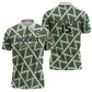 Custom Nigeria Football Zipper Polo Shirt Come On Super Eagles - African Pride