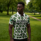 Custom Nigeria Football Zipper Polo Shirt Come On Super Eagles - African Pride