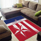 Custom Liberia Football Area Rug Sporty Style