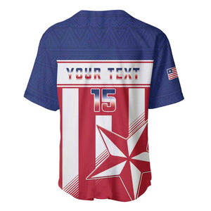 Custom Liberia Football Baseball Jersey Sporty Style