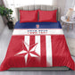 Custom Liberia Football Bedding Set Sporty Style
