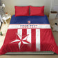 Custom Liberia Football Bedding Set Sporty Style