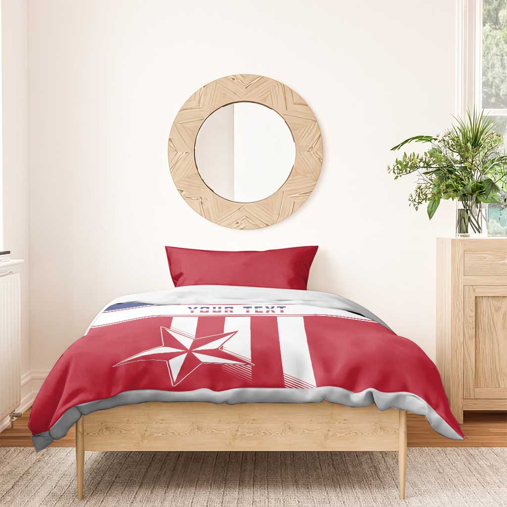 Custom Liberia Football Bedding Set Sporty Style