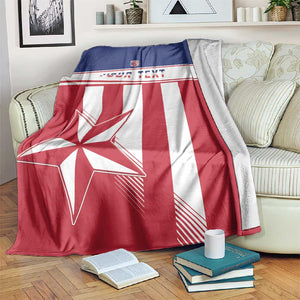 Custom Liberia Football Blanket Sporty Style