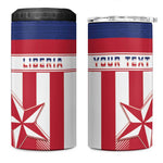 Custom Liberia Football 4 in 1 Can Cooler Tumbler Sporty Style