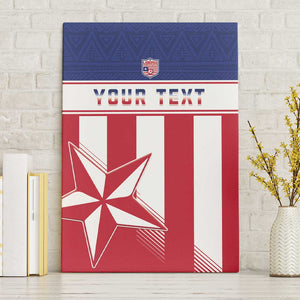 Custom Liberia Football Canvas Wall Art Sporty Style