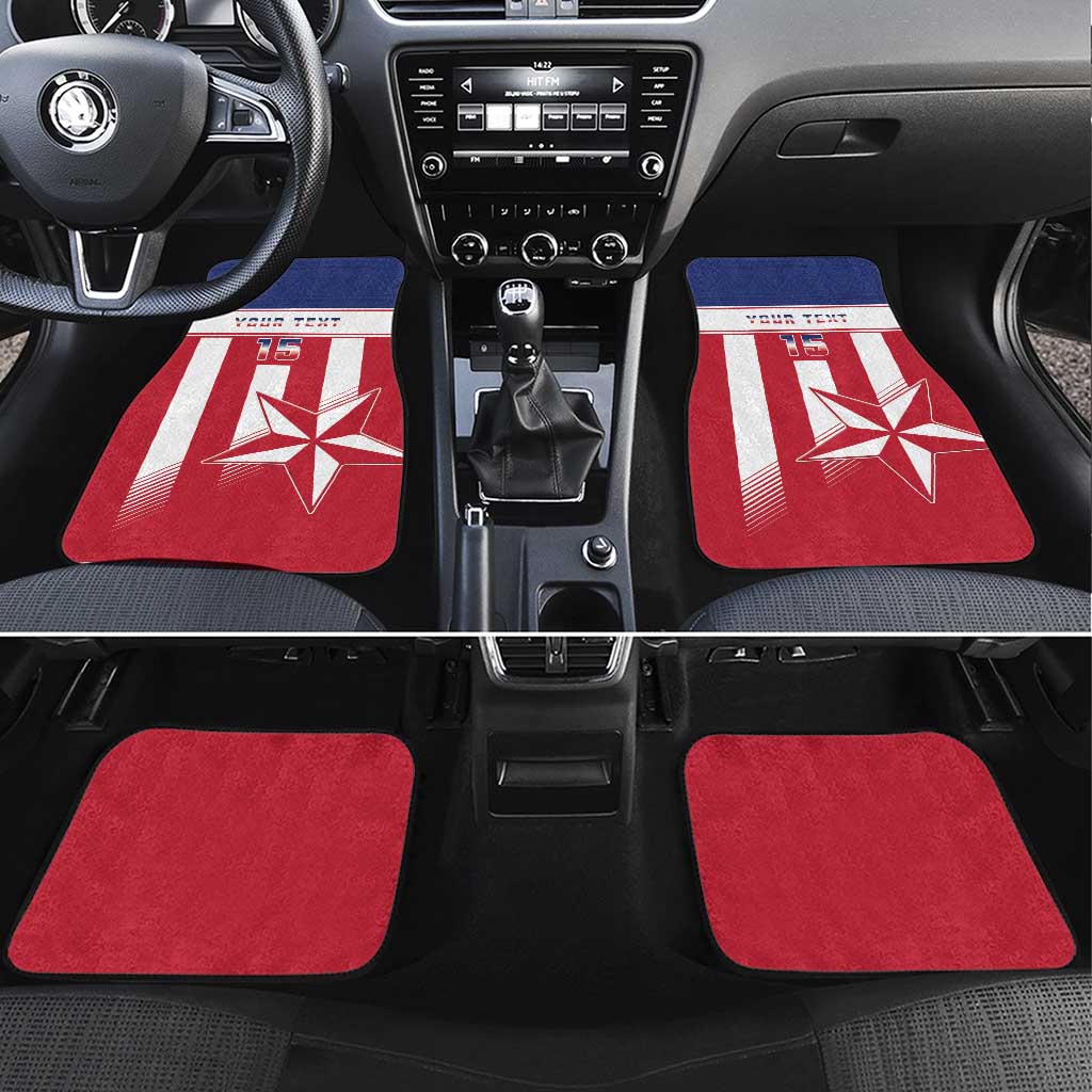 Custom Liberia Football Car Mats Sporty Style