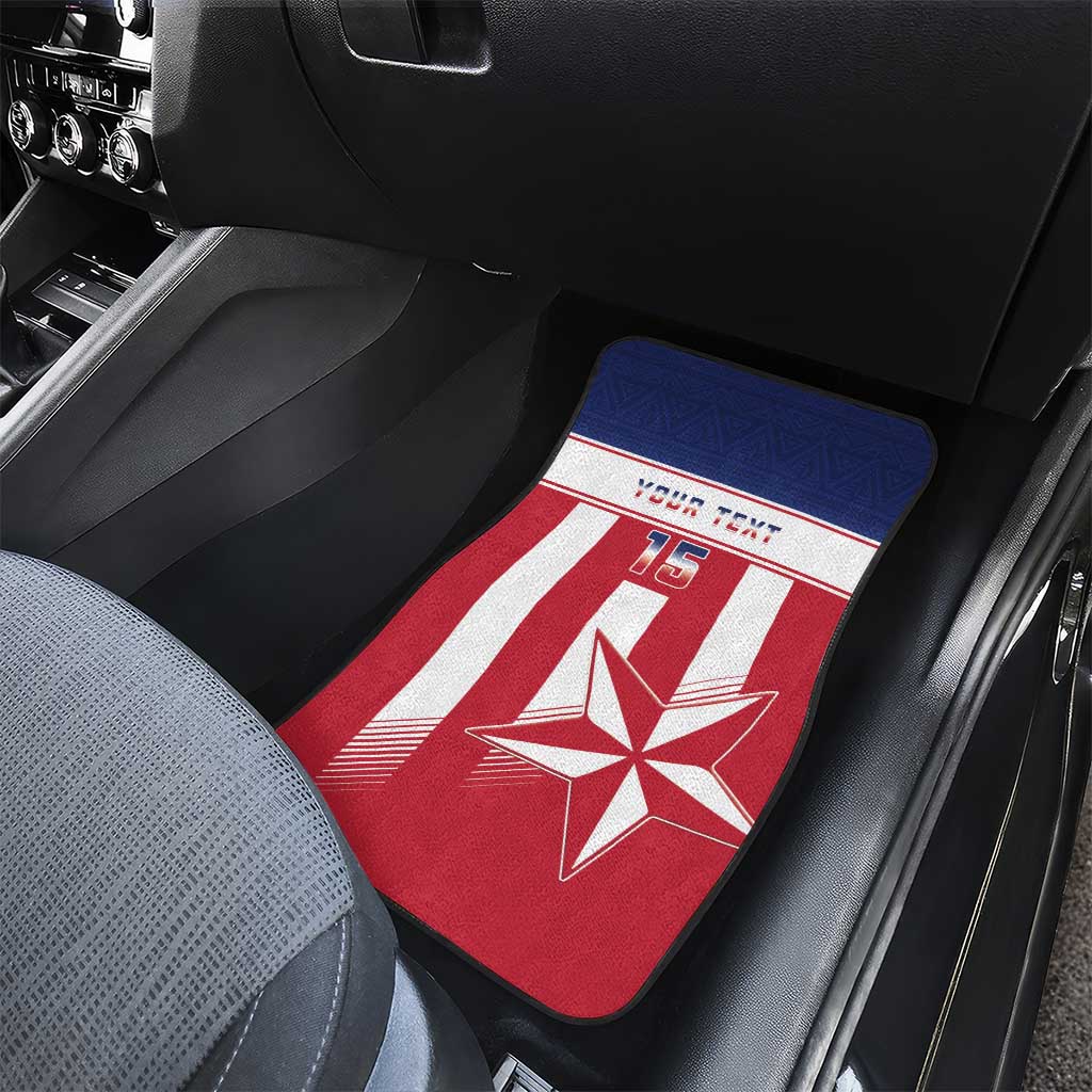 Custom Liberia Football Car Mats Sporty Style