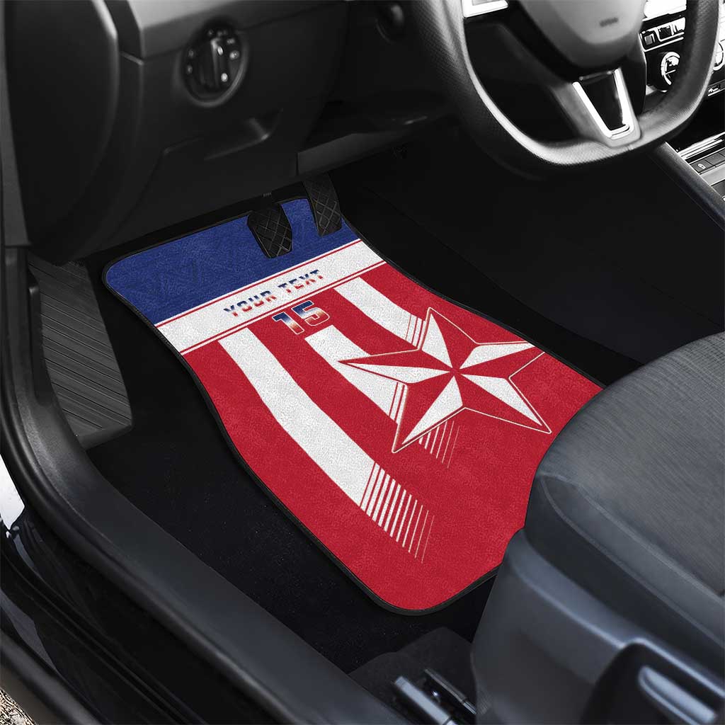 Custom Liberia Football Car Mats Sporty Style