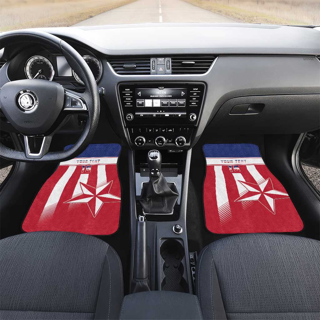 Custom Liberia Football Car Mats Sporty Style