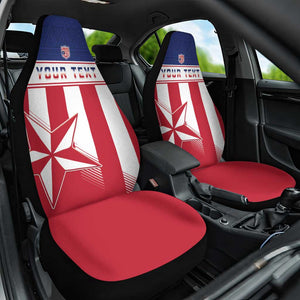 Custom Liberia Football Car Seat Cover Sporty Style