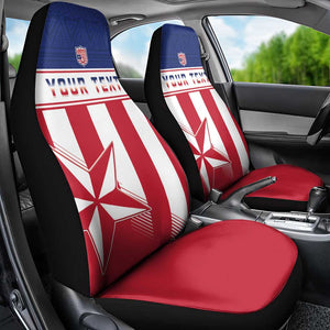 Custom Liberia Football Car Seat Cover Sporty Style