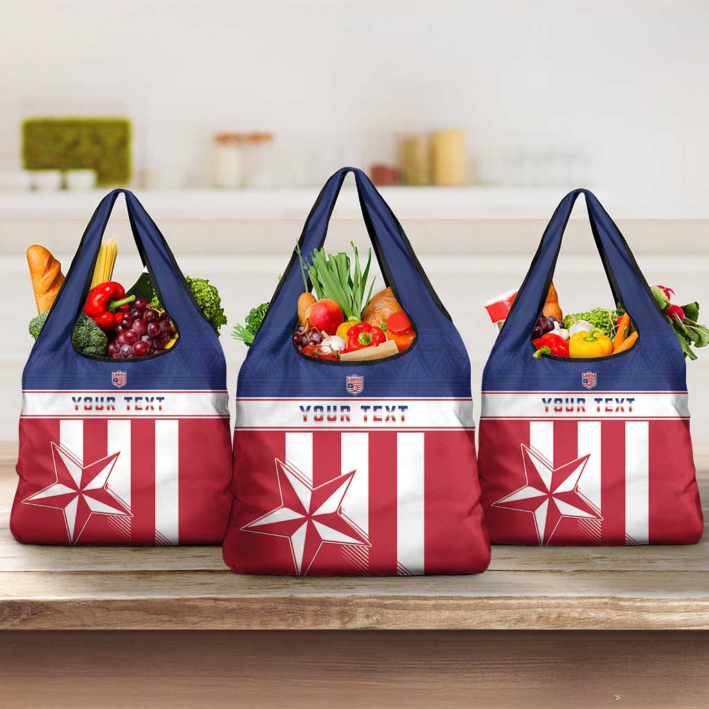 Custom Liberia Football Grocery Bag Sporty Style