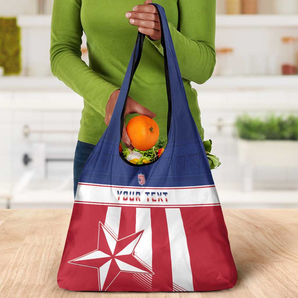 Custom Liberia Football Grocery Bag Sporty Style