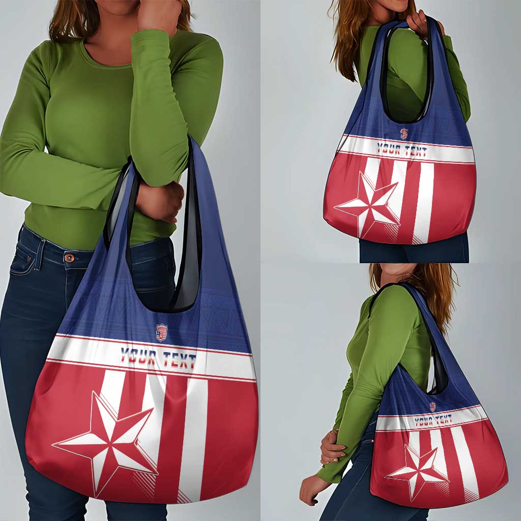 Custom Liberia Football Grocery Bag Sporty Style