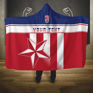 Custom Liberia Football Hooded Blanket Sporty Style