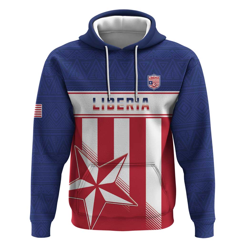 Custom Liberia Football Hoodie Sporty Style