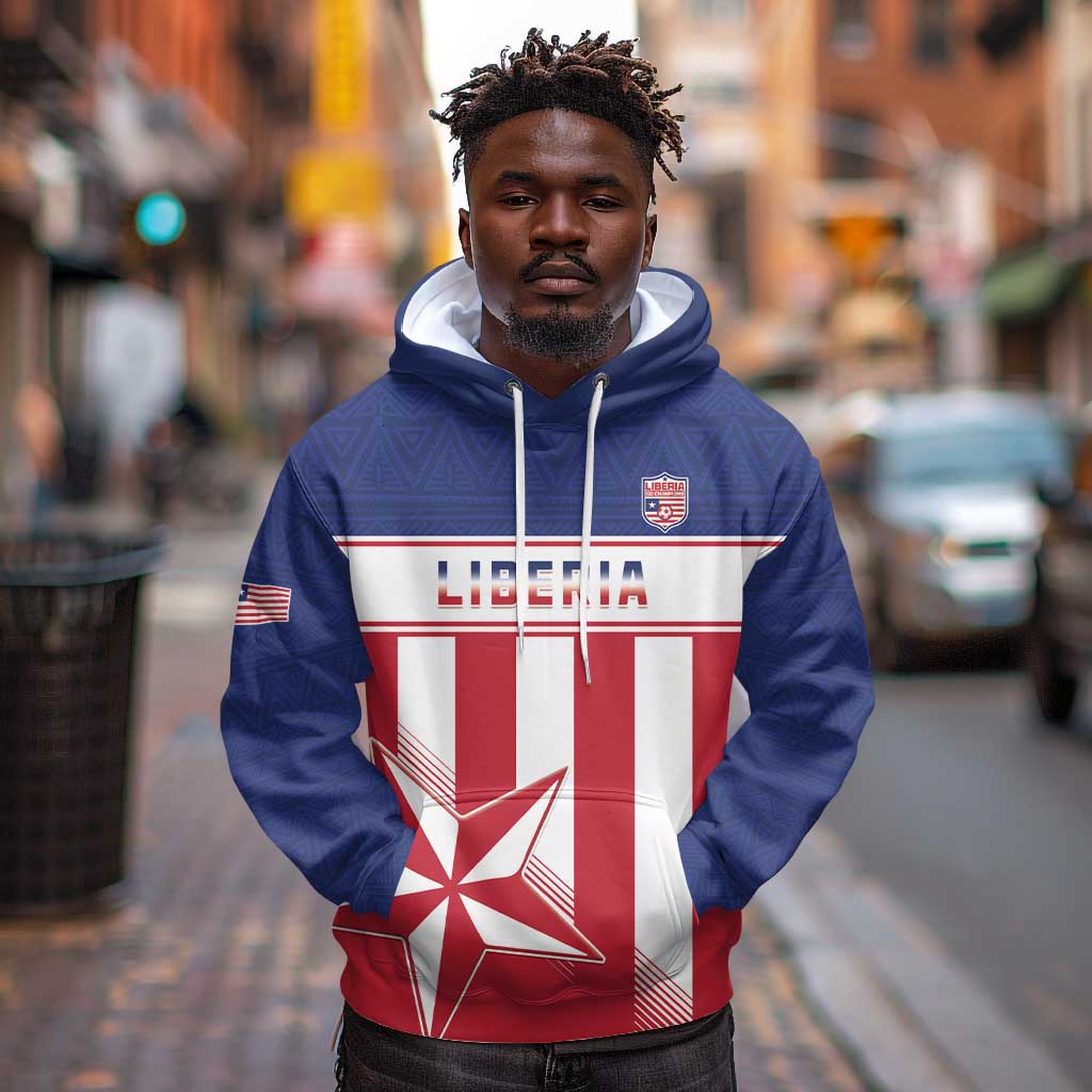 Custom Liberia Football Hoodie Sporty Style