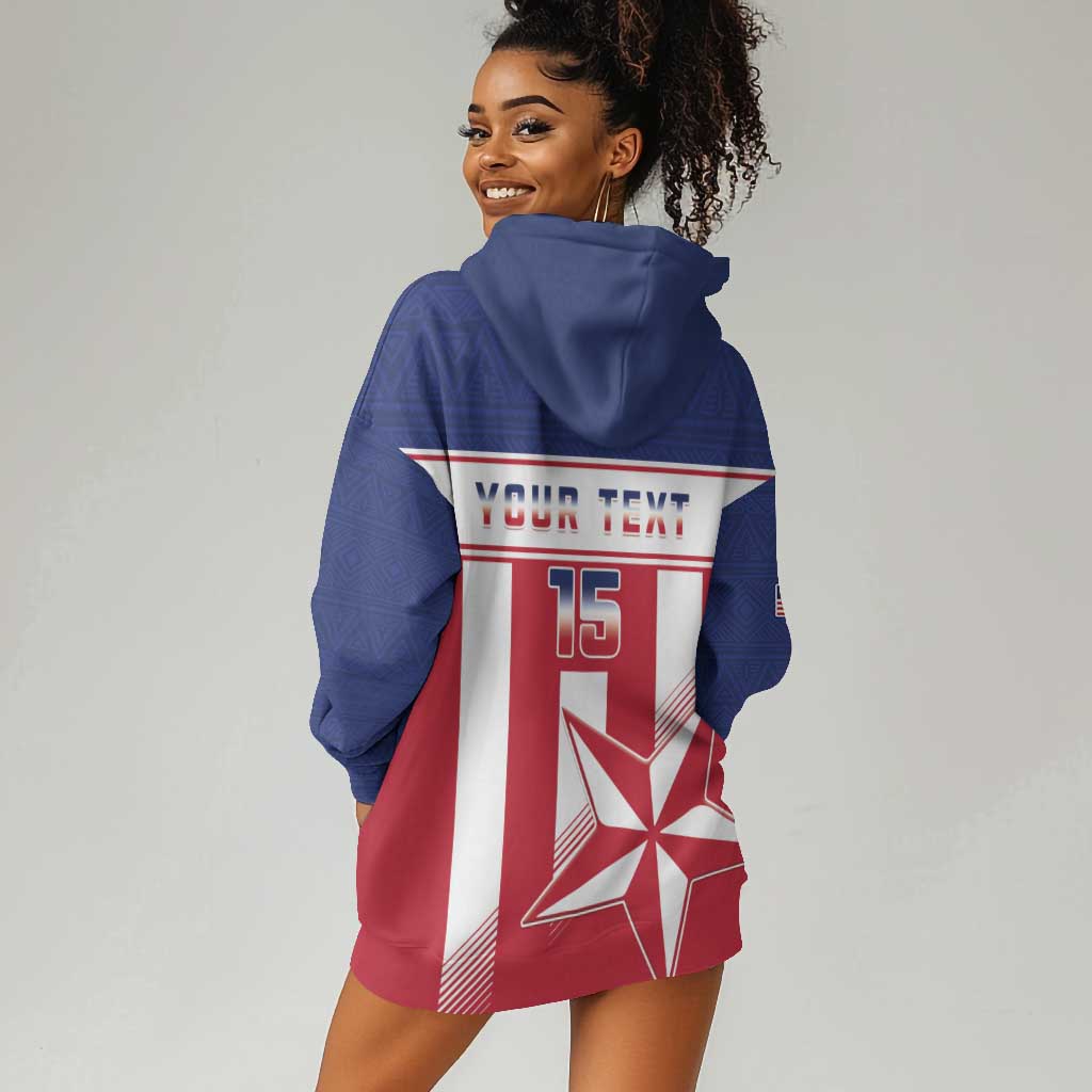 Custom Liberia Football Hoodie Dress Sporty Style
