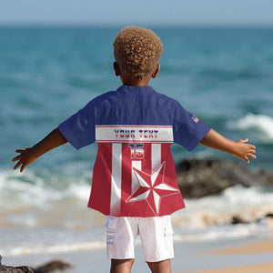 Custom Liberia Football Kid Hawaiian Shirt Sporty Style