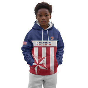 Custom Liberia Football Kid Hoodie Sporty Style