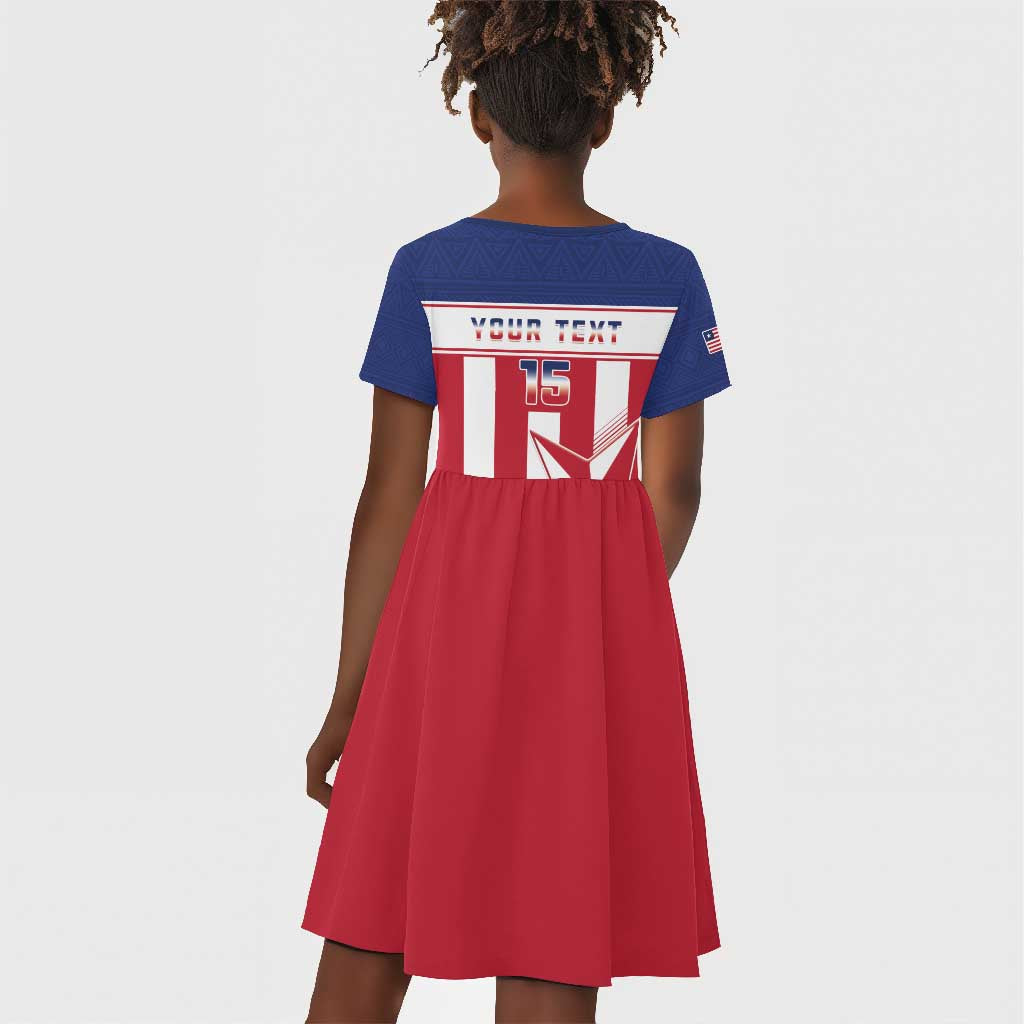 Custom Liberia Football Kid Short Sleeve Dress Sporty Style
