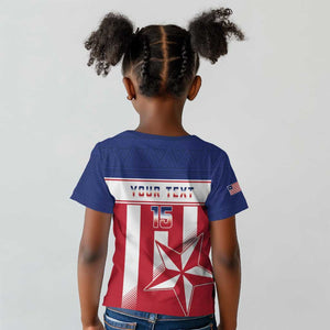 Custom Liberia Football Kid T shirt Sporty Style