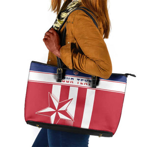 Custom Liberia Football Leather Tote Bag Sporty Style