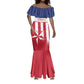 Custom Liberia Football Mermaid Dress Sporty Style