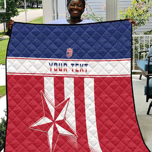 Custom Liberia Football Quilt Sporty Style