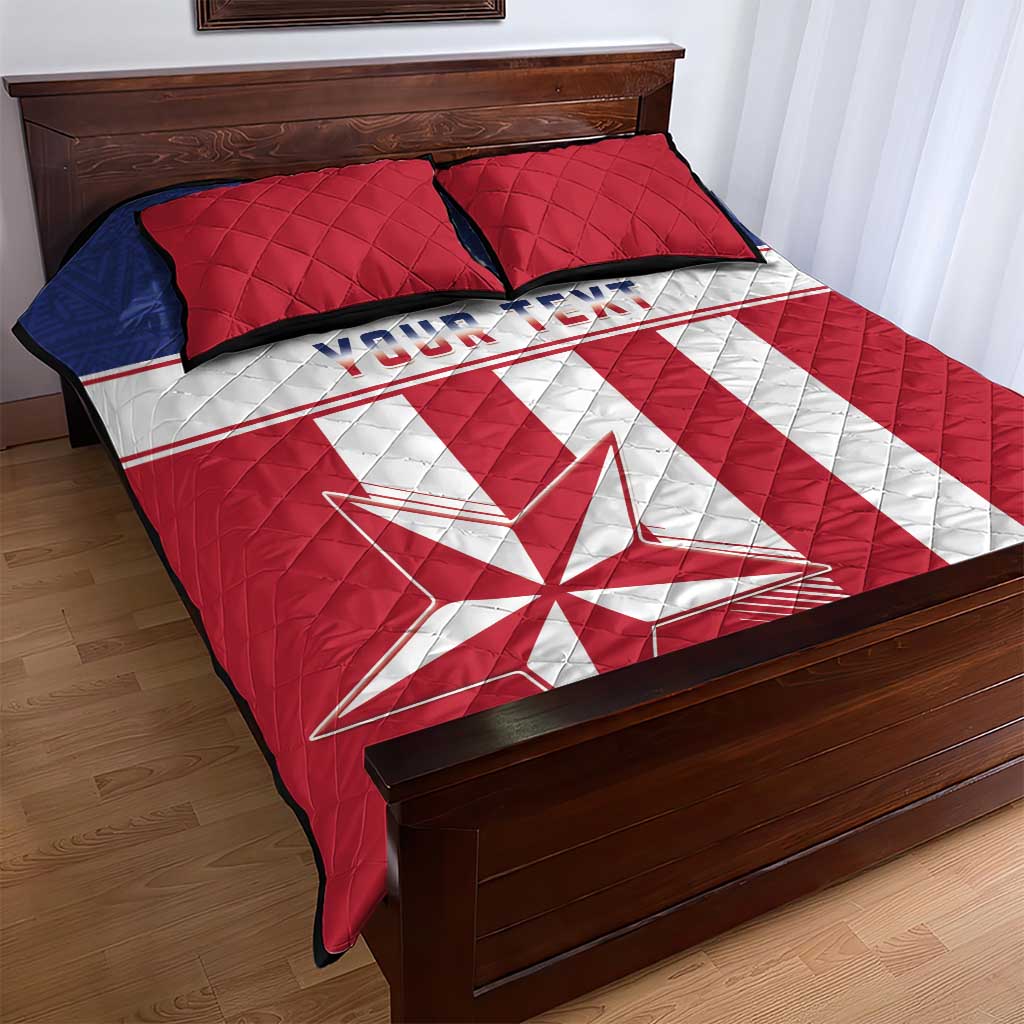 Custom Liberia Football Quilt Bed Set Sporty Style