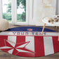 Custom Liberia Football Round Carpet Sporty Style