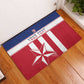 Custom Liberia Football Rubber Doormat Sporty Style