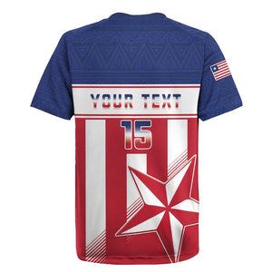 Custom Liberia Football Rugby Jersey Sporty Style
