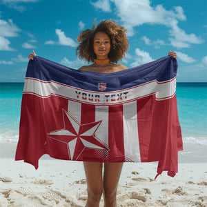 Custom Liberia Football Sarong Sporty Style