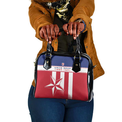 Custom Liberia Football Shoulder Handbag Sporty Style