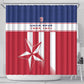 Custom Liberia Football Shower Curtain Sporty Style