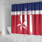 Custom Liberia Football Shower Curtain Sporty Style
