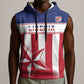Custom Liberia Football Sleeveless Hoodie Sporty Style - African Pride