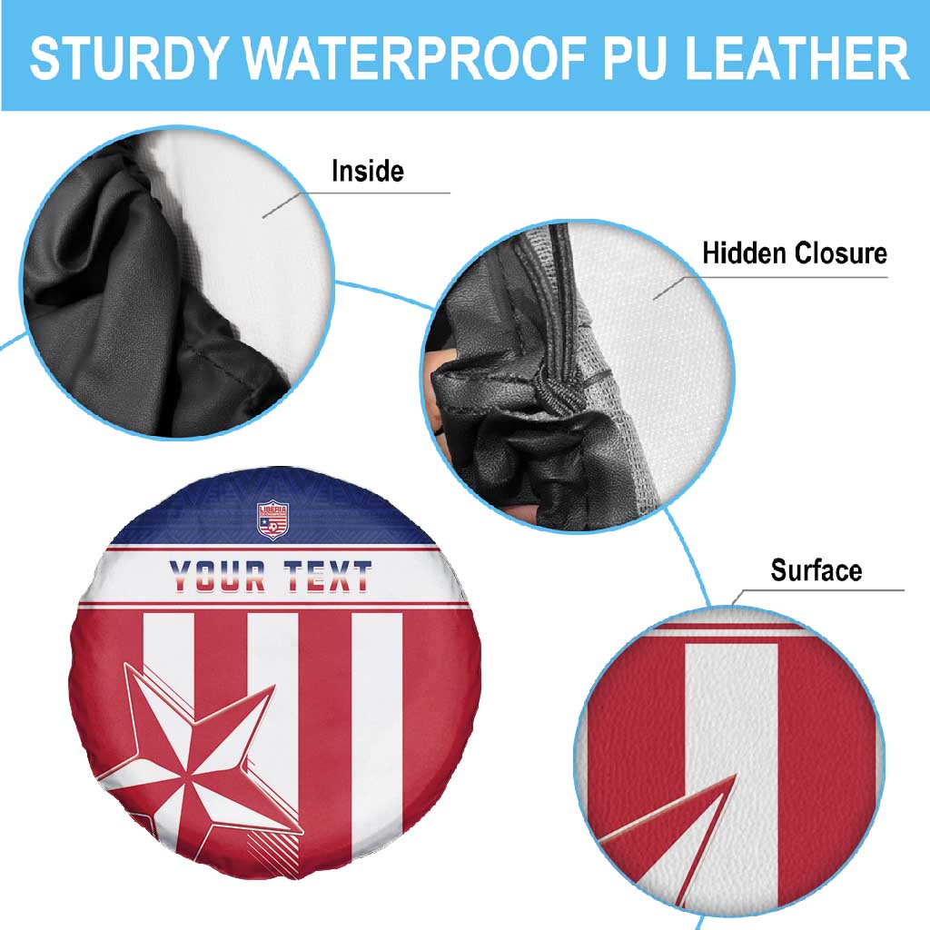 Custom Liberia Football Spare Tire Cover Sporty Style