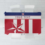 Custom Liberia Football Tablecloth Sporty Style
