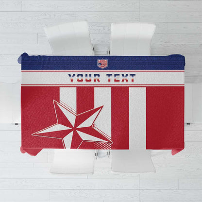 Custom Liberia Football Tablecloth Sporty Style