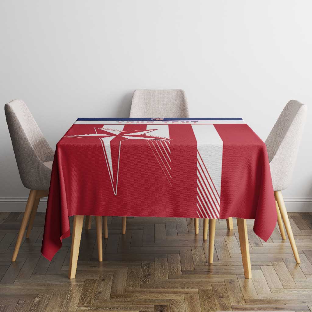 Custom Liberia Football Tablecloth Sporty Style