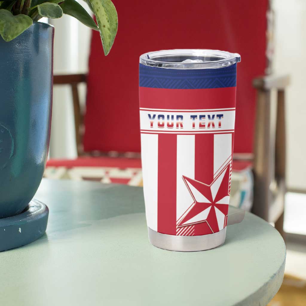 Custom Liberia Football Tumbler Cup Sporty Style