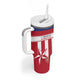 Custom Liberia Football Tumbler With Handle Sporty Style