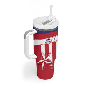 Custom Liberia Football Tumbler With Handle Sporty Style