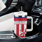 Custom Liberia Football Tumbler With Handle Sporty Style