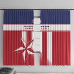 Custom Liberia Football Window Curtain Sporty Style